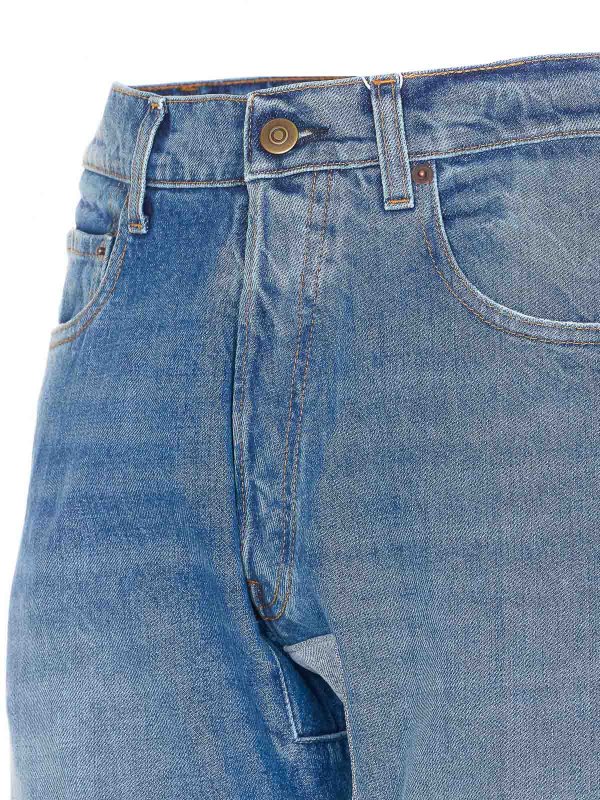 ブーツカットジーンズ - ブルー shop online: Maison Margiela