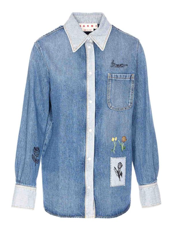 Marni: Hemden - Hemd - Blau