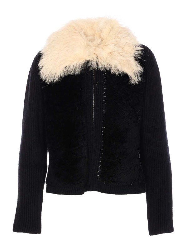 Marni: Casualjacken - Casualjacke - Schwarz