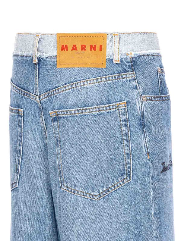 The Best Shops Marni: Jeans évasés - Jean Bootcut - Bleu
