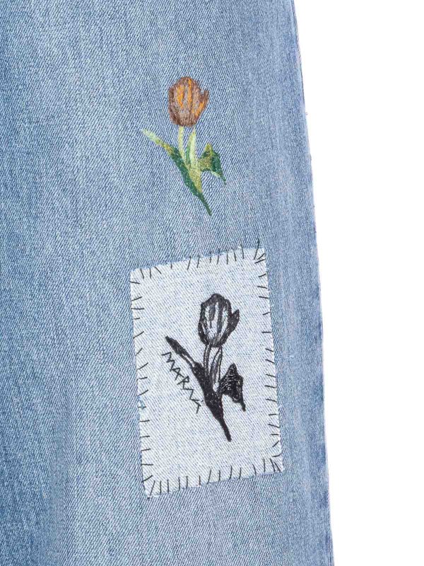 Jean Bootcut - Bleu shop online: Marni