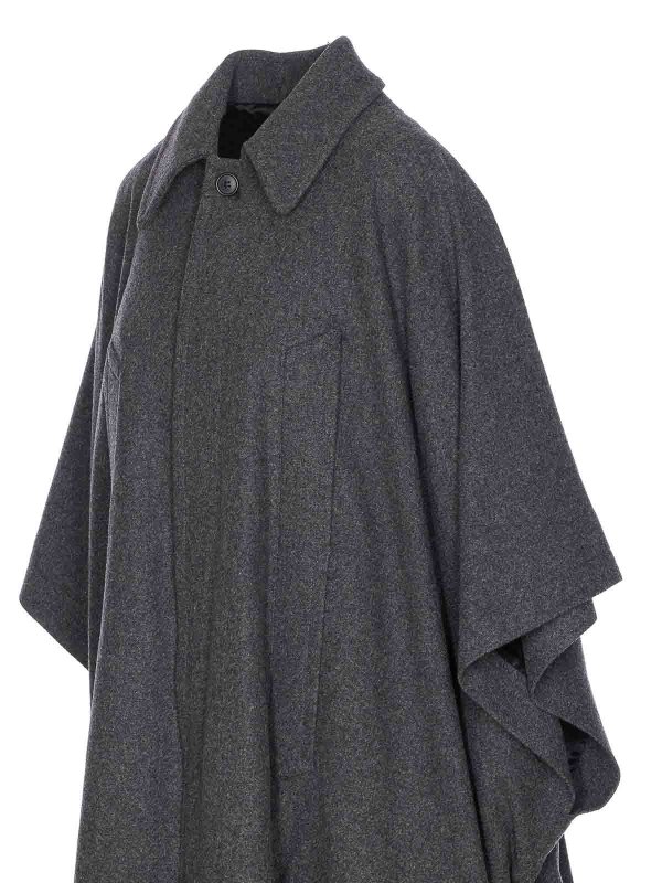The Best Shops MM6 MAISON MARGIELA: Gabardinas - Gabardina - Gris