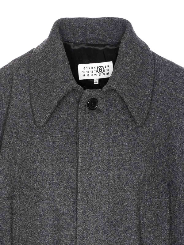 Gabardina - Gris shop online: MM6 MAISON MARGIELA