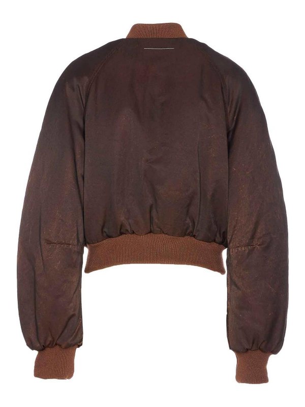 MM6 MAISON MARGIELA: Bombers online - Bomber - Marron