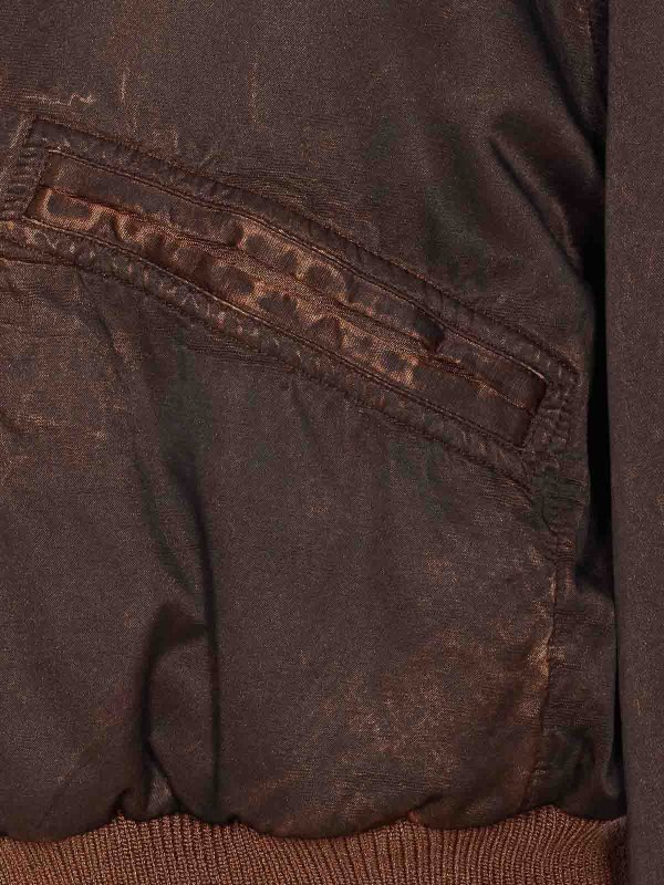 The Best Shops MM6 MAISON MARGIELA: Bombers - Bomber - Marron