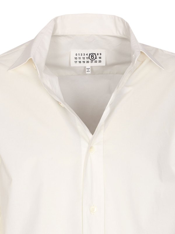 Chemise - Blanc shop online: MM6 MAISON MARGIELA