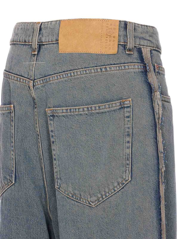 The Best Shops MM6 MAISON MARGIELA: bootcut jeans - Panel Jeans
