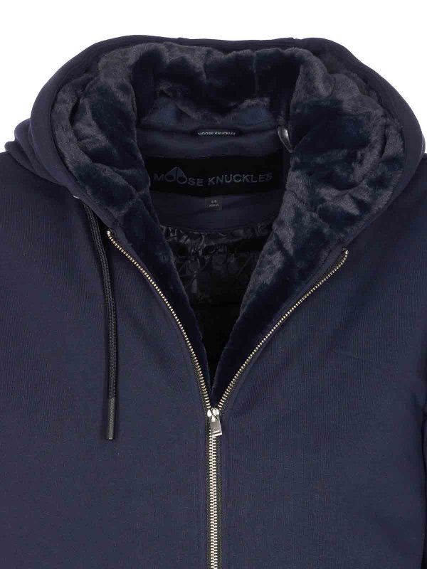 Sweat-Shirts - Bleu shop online: MOOSE KNUCKLES