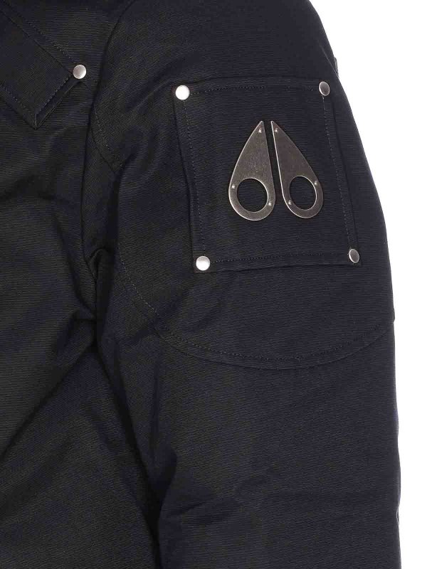 The Best Shops MOOSE KNUCKLES: ボンバージャケット - ボンバージャケット - 黒