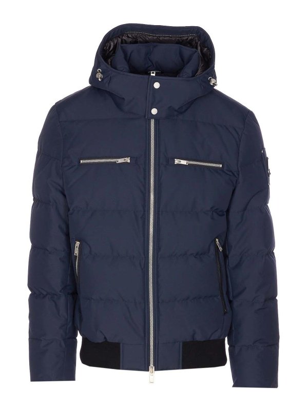 MOOSE KNUCKLES: ボンバージャケット - ボンバージャケット - ブルー