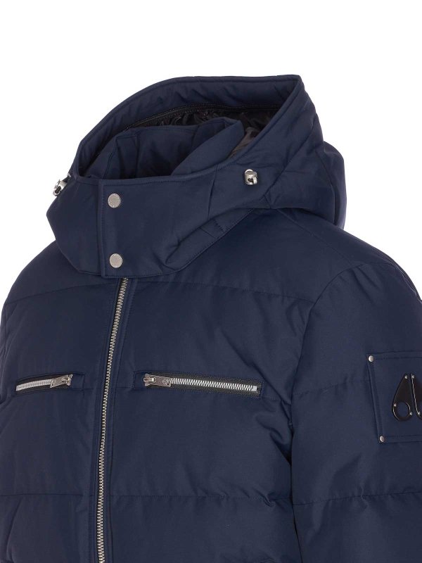 The Best Shops MOOSE KNUCKLES: ボンバージャケット - ボンバージャケット - ブルー