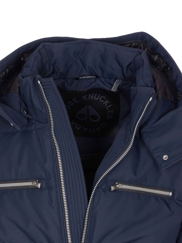 ボンバージャケット - ブルー shop online: MOOSE KNUCKLES