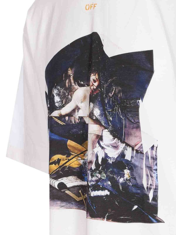 OFF-WHITE: t-shirt online - T-shirt Cupid Paper Skate