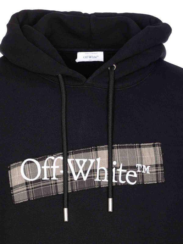 Flannel Diag Skate Hoodie shop online: OFF-WHITE