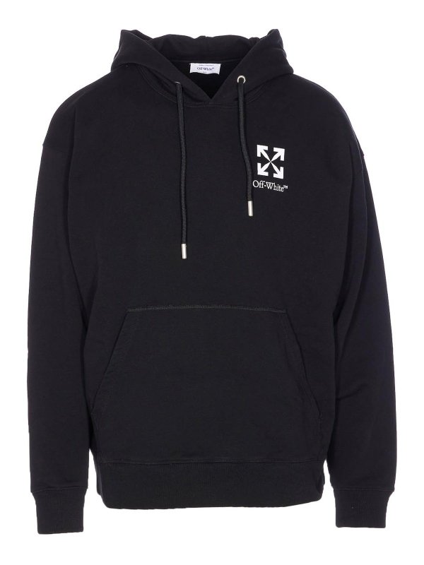 OFF-WHITE: Sudaderas y suéteres - Sudadera - Negro