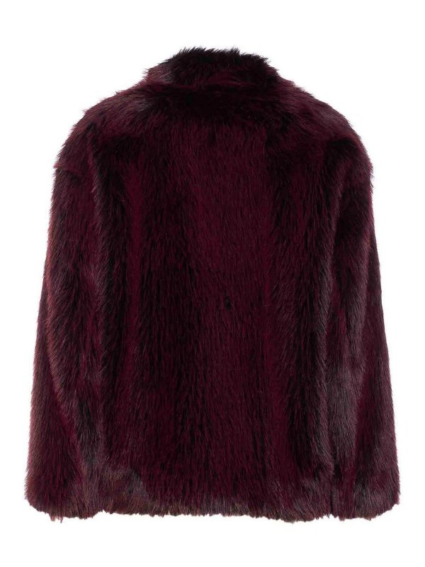 PATRIZIA PEPE: 毛皮＆シアリングコート online - 毛皮/ムートンコート - 赤