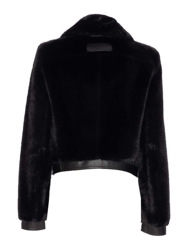 PATRIZIA PEPE: Pelz und Shearling online - Pelz - Schwarz