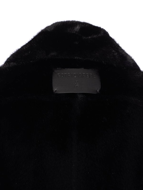 The Best Shops PATRIZIA PEPE: Pelz und Shearling - Pelz - Schwarz