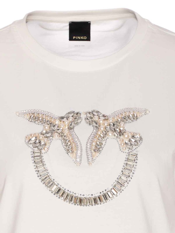 T-Shirt - Blanc shop online: Pinko