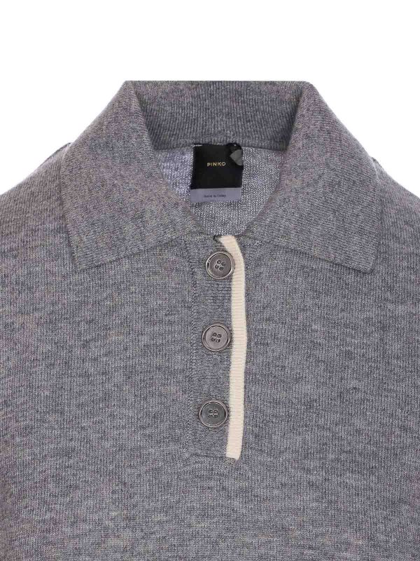 Polo - Gris shop online: Pinko