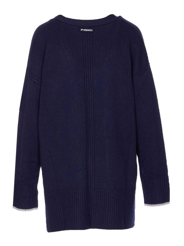Pinko: cardigans online - Blue Tsmania Cardigan
