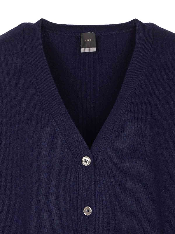 Blue Tsmania Cardigan shop online: Pinko