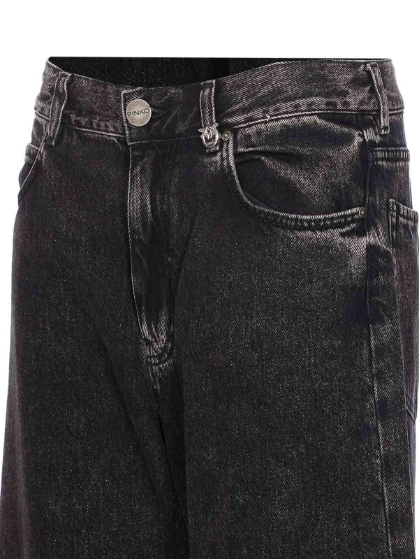 The Best Shops Pinko: Jeans évasés - Jean Bootcut - Noir