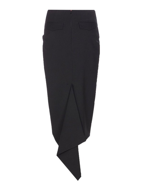 THELATEST: Faldas media pierna y semilargas online - Falda Semilarga - Negro