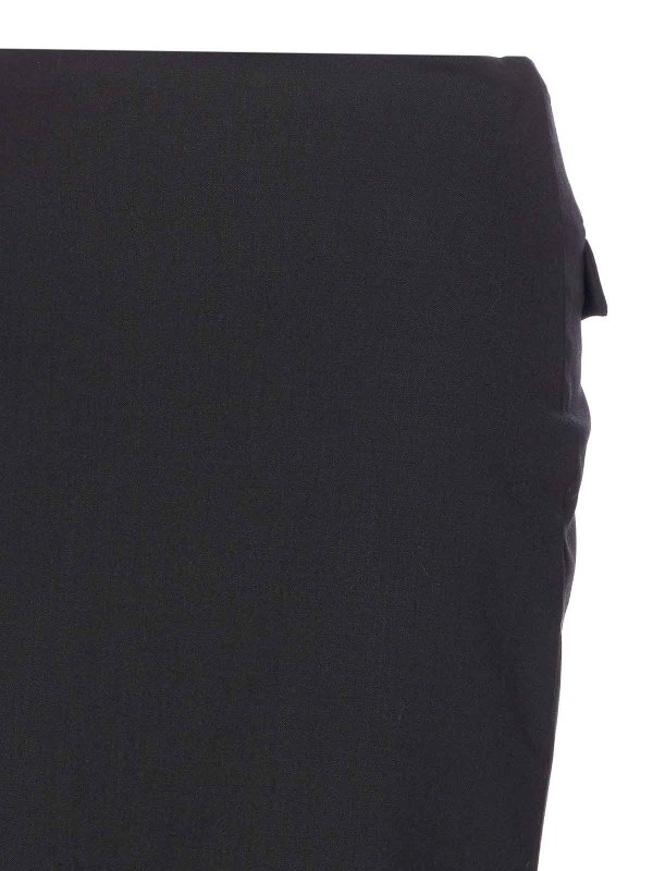 The Best Shops THELATEST: Faldas media pierna y semilargas - Falda Semilarga - Negro