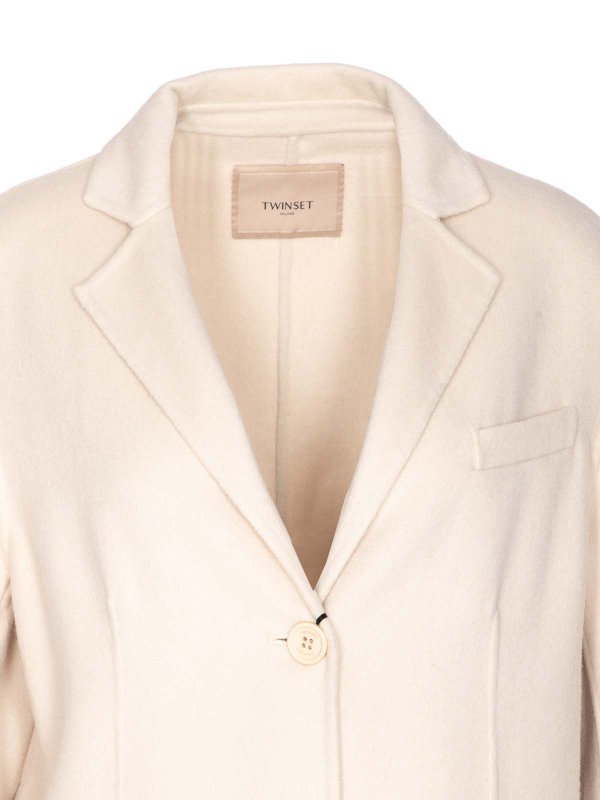 Cappotto beige shop online: TWINSET