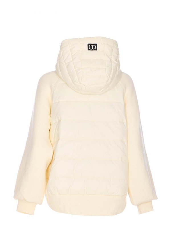 TWINSET: Kurze Daunenjacken online - Daunenjacke - Weiß