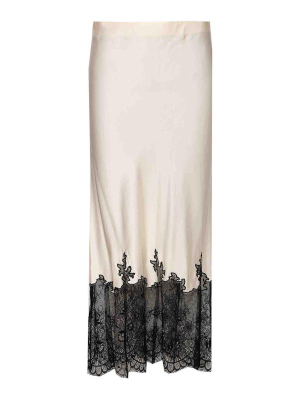 TWINSET: ニーレングススカート＆ミディ丈 - 膝丈/ミディスカート - 白