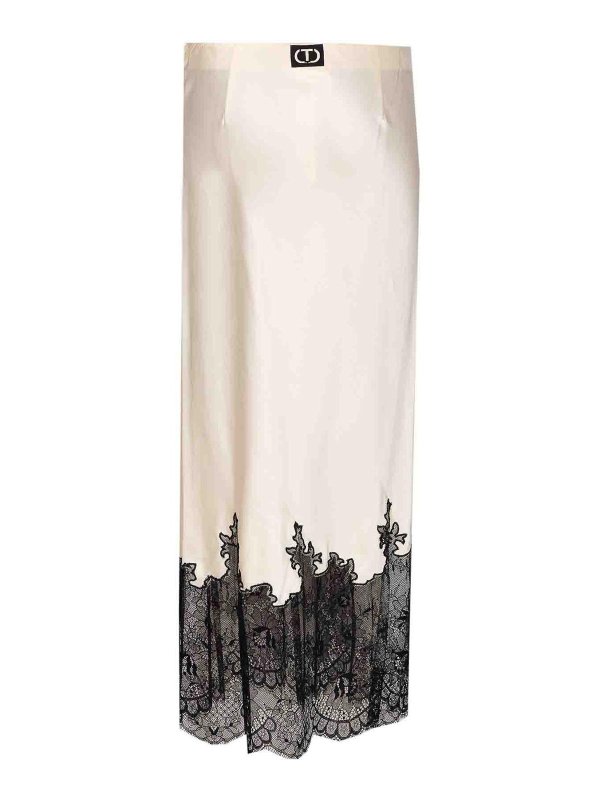 TWINSET: ニーレングススカート＆ミディ丈 online - 膝丈/ミディスカート - 白