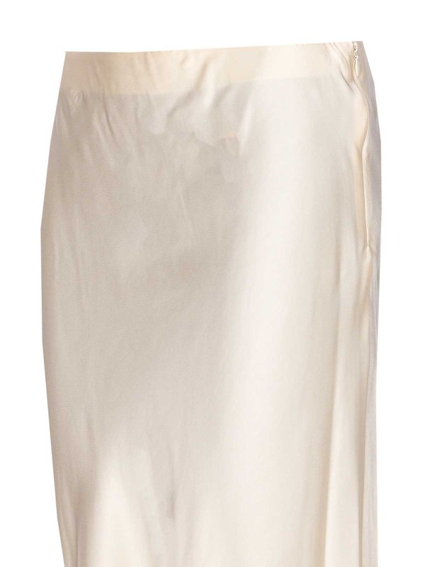 膝丈/ミディスカート - 白 shop online: TWINSET