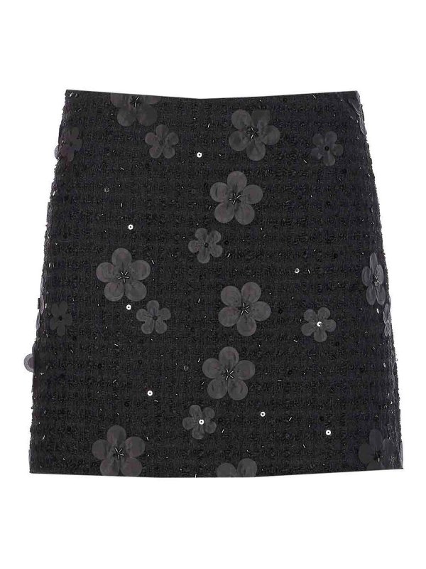 TWINSET: ミニスカート - ミニスカート - 黒