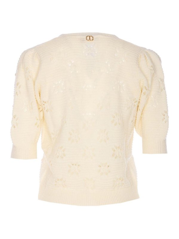 TWINSET: cardigans online - Cropped Cardigan