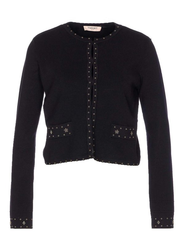 TWINSET: casual jackets - Knitted Jacket