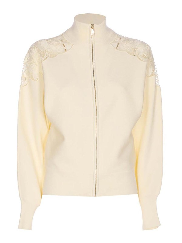 TWINSET: Cardigans - Cardigan - Weiß