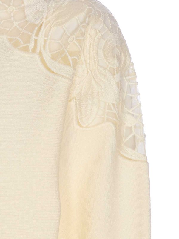 The Best Shops TWINSET: Cardigans - Cardigan - Weiß