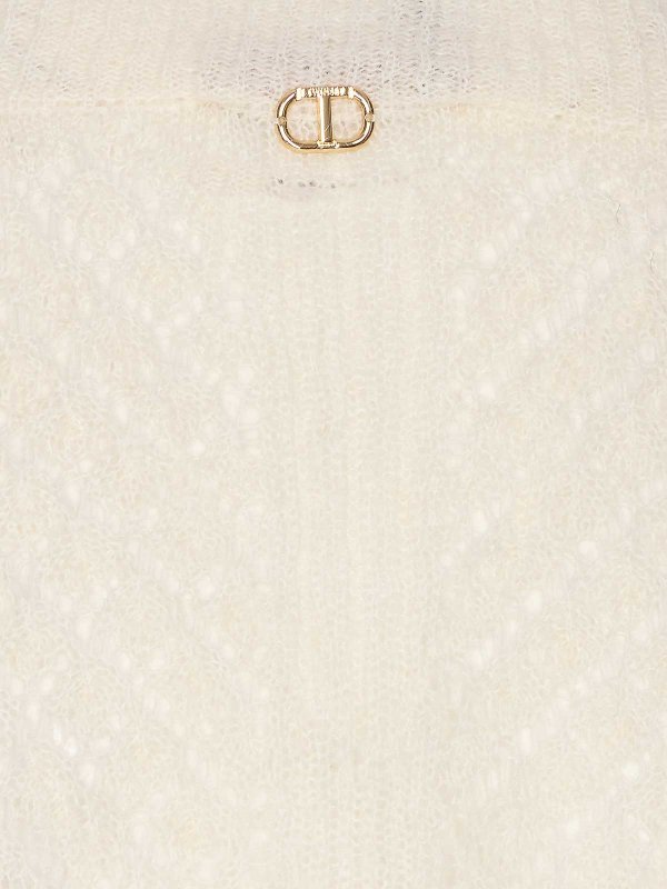 The Best Shops TWINSET: maglia collo rotondo - Pullover bianco