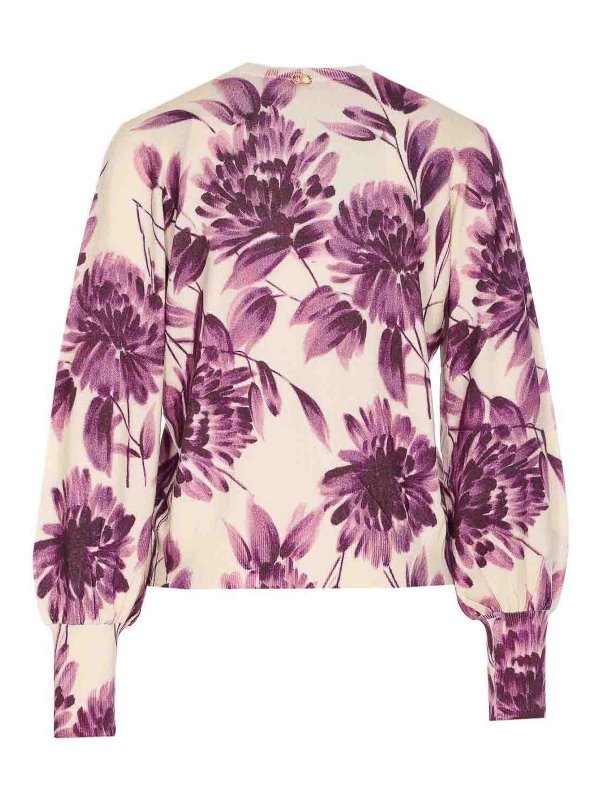 TWINSET: crew necks online - Floral Sweater