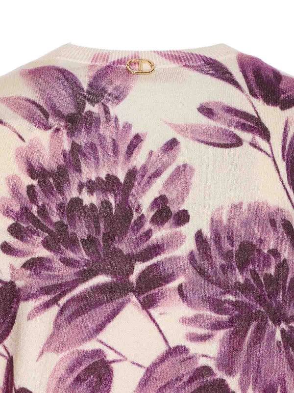 The Best Shops TWINSET: crew necks - Floral Sweater