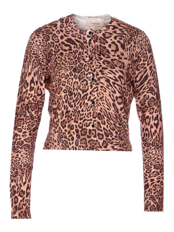 TWINSET: カーディガン - カーディガン - ベージュ