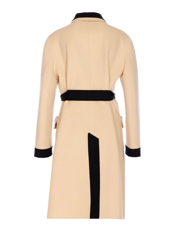 VALENTINO GARAVANI: short coats online - White And Black Coat