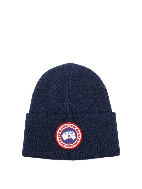 Canada Goose: hats & caps - Blue Artic Toque Hat