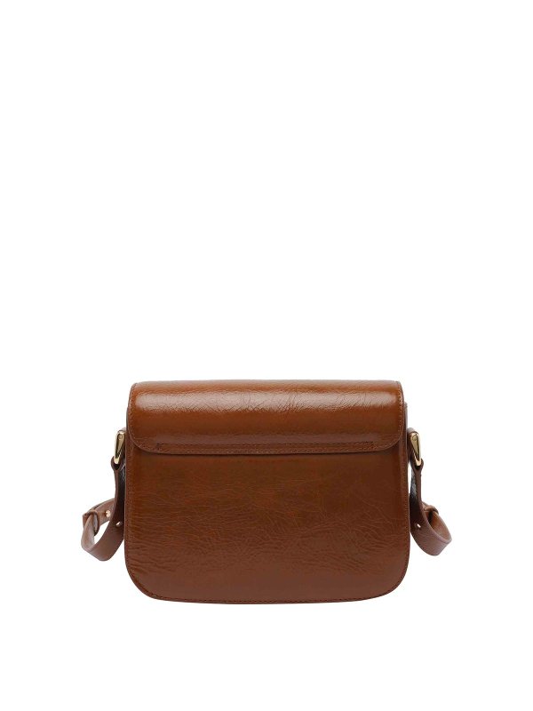 The Best Shops A.P.C.: クロスボディバッグ - クロスボディバッグ - ブラウン