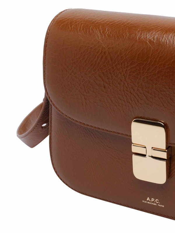 クロスボディバッグ - ブラウン shop online: A.P.C.