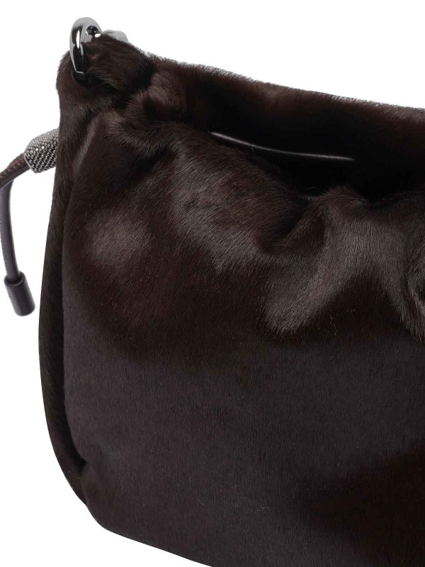 Sac Seau - Marron shop online: BRUNELLO CUCINELLI