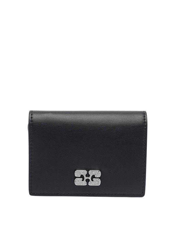 GANNI: 財布＆ポーチ - 財布 - 黒