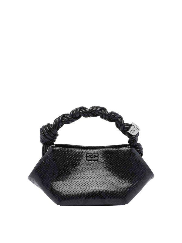 GANNI: shopper - Mini  Bou Snake Handbag